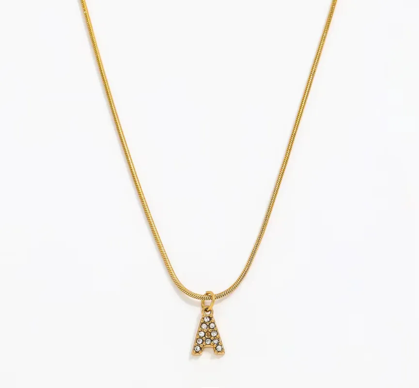 Initial Necklace sold by Drop Jewelry Co.