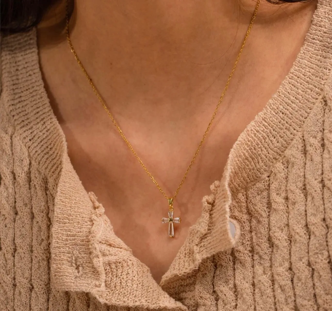 Cross Pendant sold by Drop Jewelry Co. product image thumbnail 4