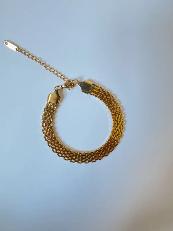 Mesh Chain Bracelet sold by Drop Jewelry Co.