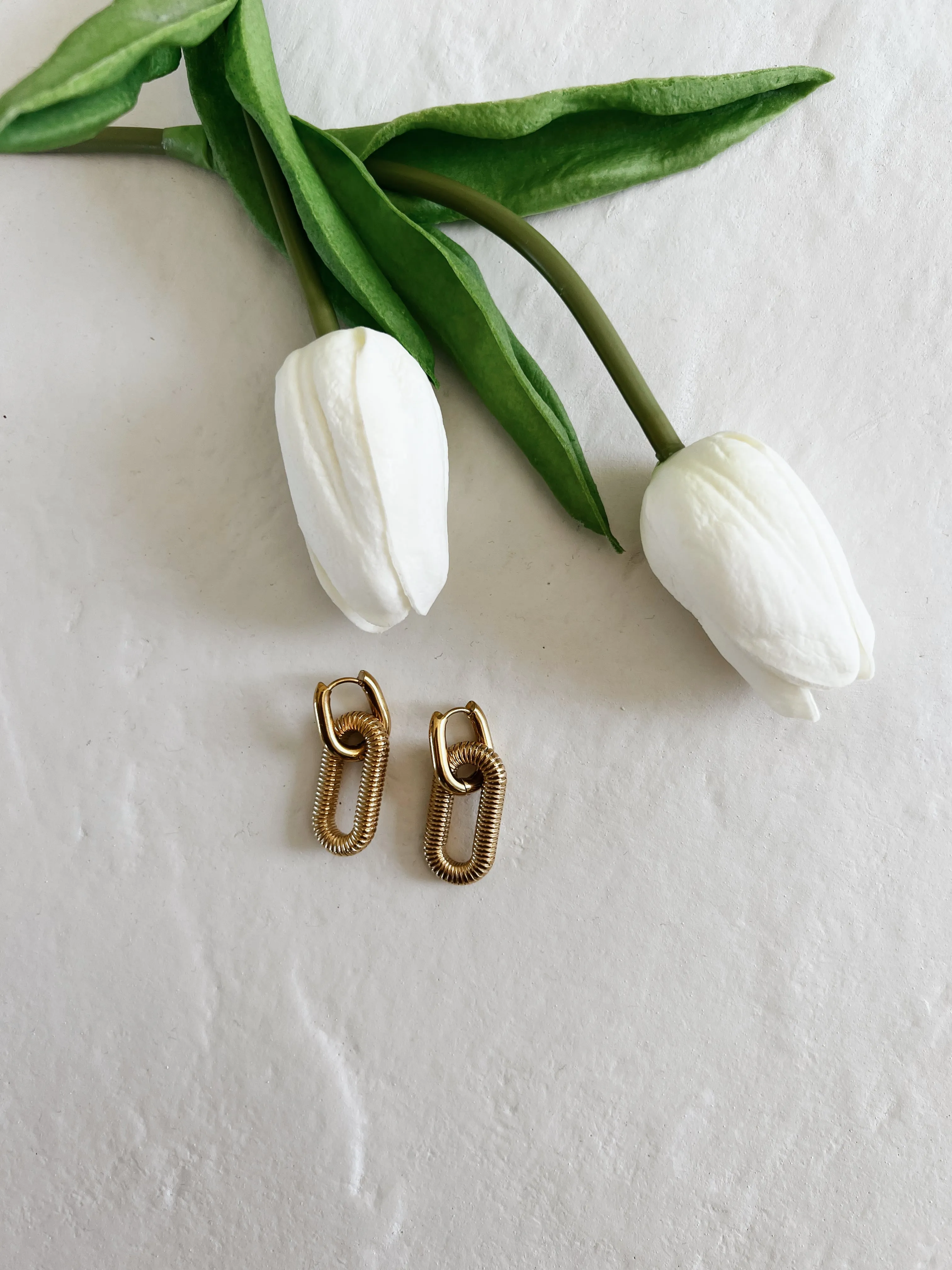 Mad Happy Hoop sold by Drop Jewelry Co. product image thumbnail 3