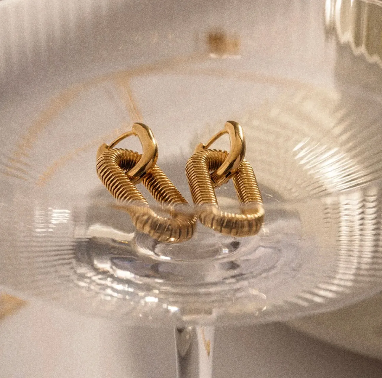 Mad Happy Hoop sold by Drop Jewelry Co. product image thumbnail 2