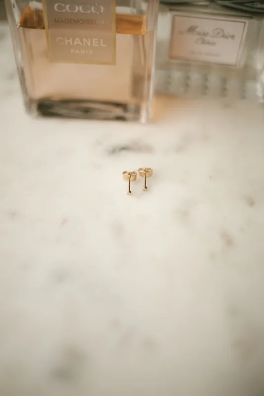Flat Head Stud made by Drop Jewelry Co.