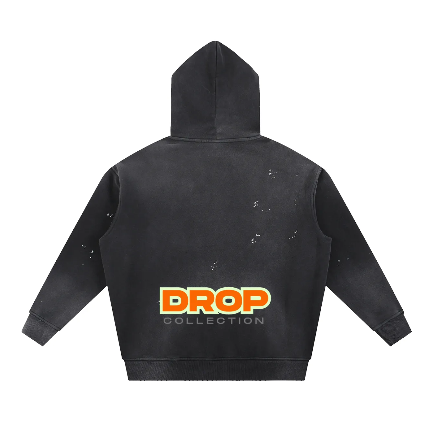 Vintage Washed Frayed Fleece Hoodie sold by Drop Jewelry Co. product image thumbnail 2