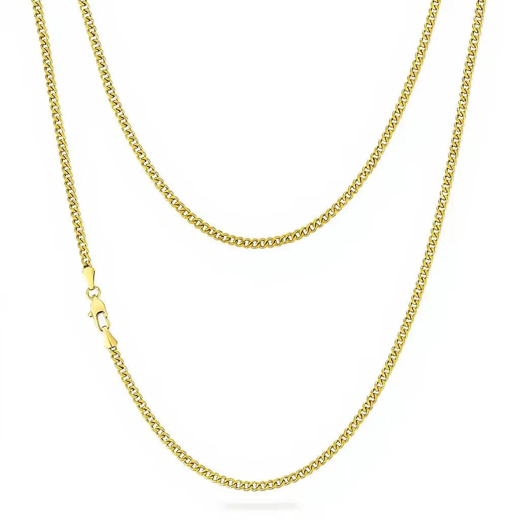 3mm Miami Chain sold by Drop Jewelry Co. product image thumbnail 2