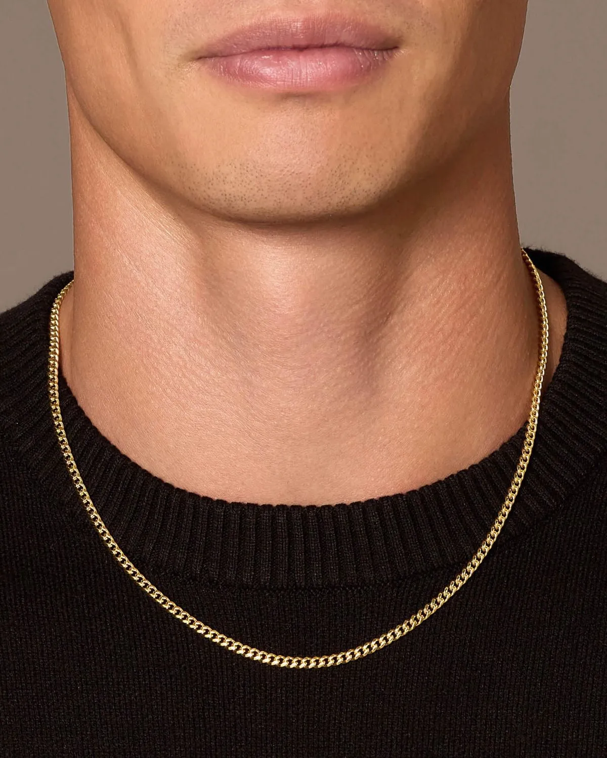 3mm Miami Chain sold by Drop Jewelry Co. product image thumbnail 4