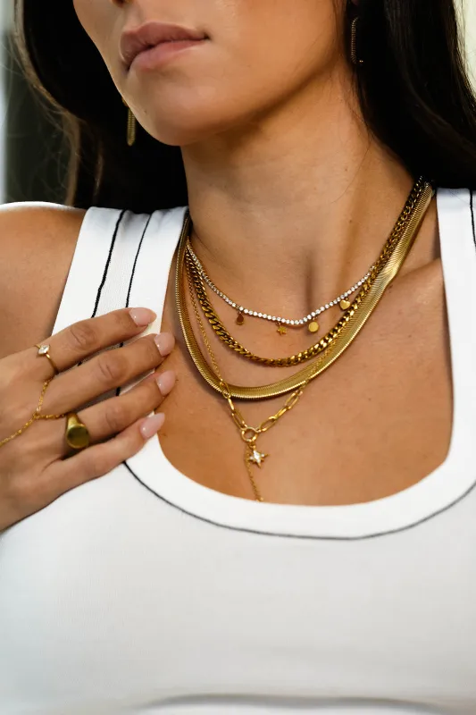 Flat Snake Chain made by Drop Jewelry Co.