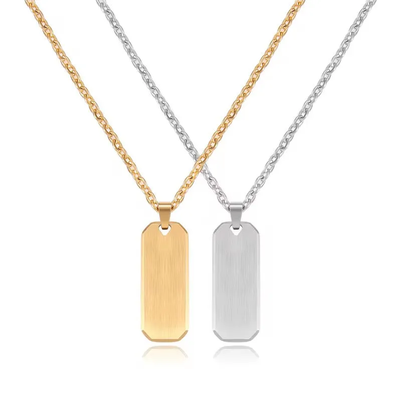 Men's Bar Pendant made by Drop Jewelry Co.
