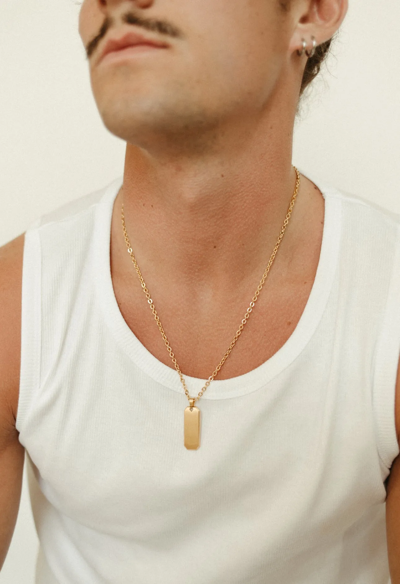 Men's Bar Pendant sold by Drop Jewelry Co. product image thumbnail 2