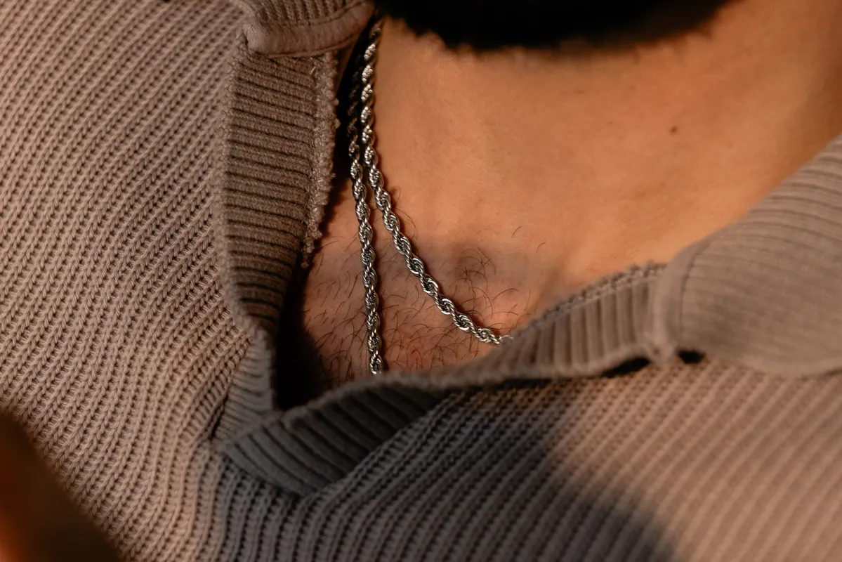 Men's Rope Chain made by Drop Jewelry Co.