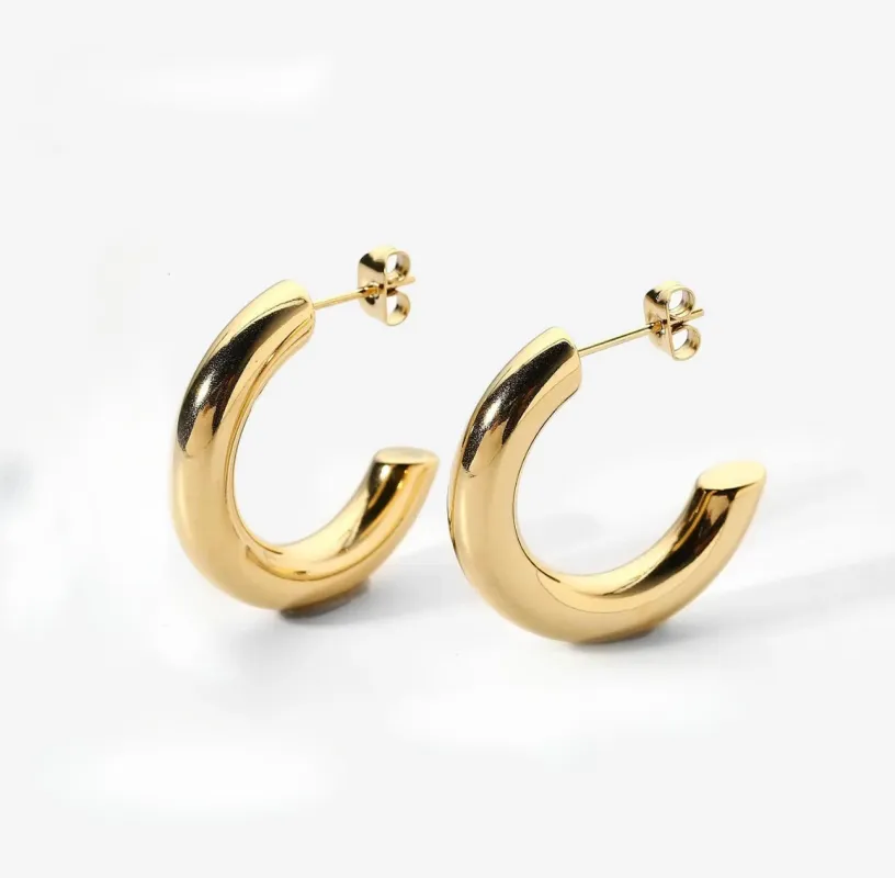 Brooks Hoops made by Drop Jewelry Co.