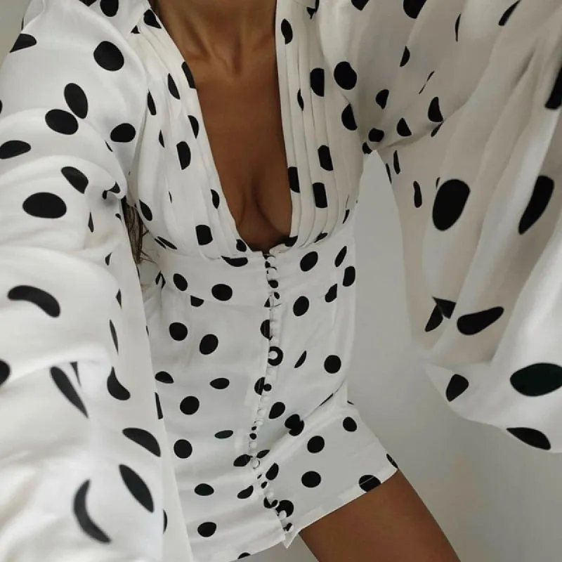 Marigold Polka Dot Dress sold by Hudson and Bailey