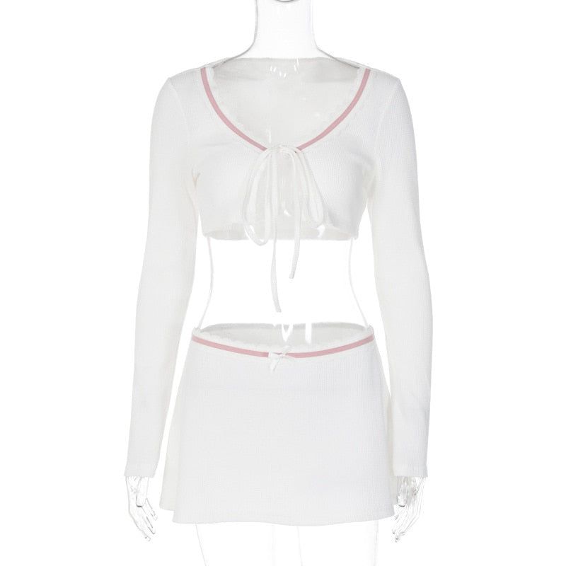 Violet Mini Skirt Set sold by Hudson and Bailey product image thumbnail 4