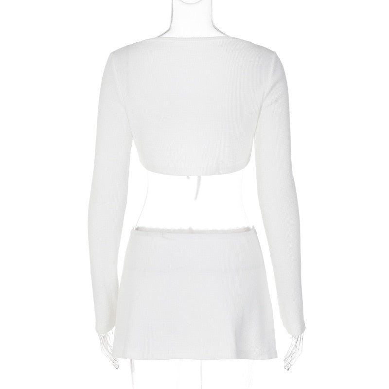 Violet Mini Skirt Set sold by Hudson and Bailey product image thumbnail 5