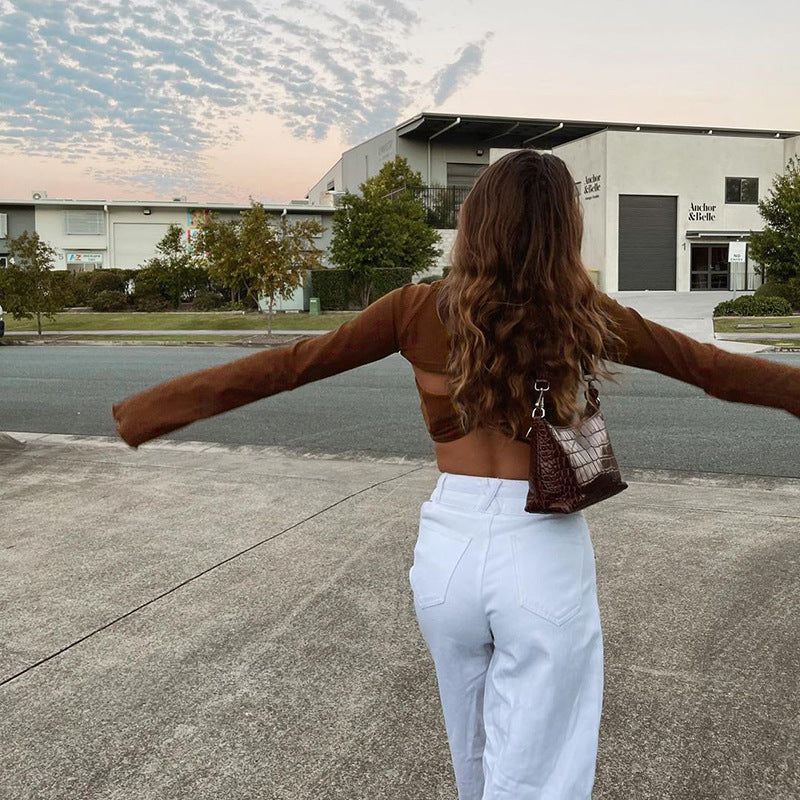 Irati Wrap Top sold by Hudson and Bailey product image thumbnail 4