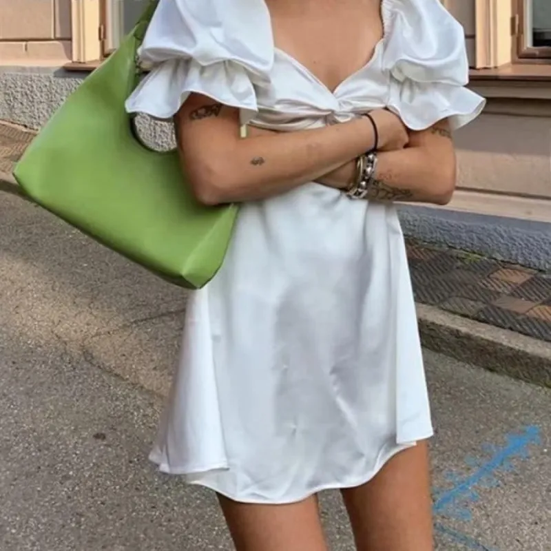 Perry Satin Dress sold by Hudson and Bailey