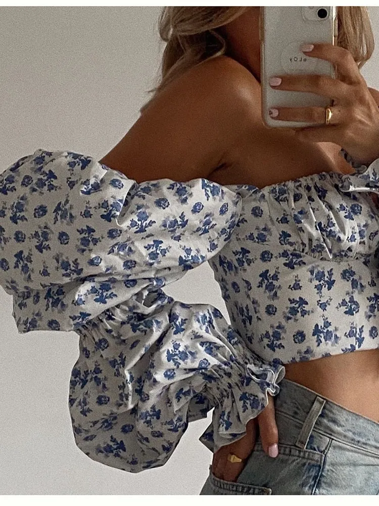 Olivia Puff Sleeve Top sold by Hudson and Bailey product image thumbnail 4