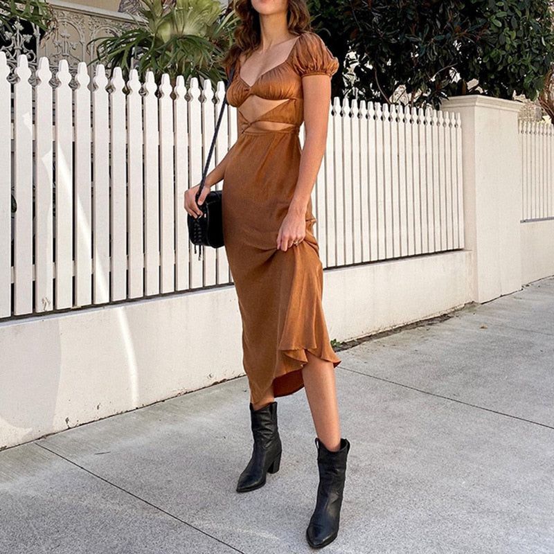 Emmy Cut-Out Dress sold by Hudson and Bailey product image thumbnail 5