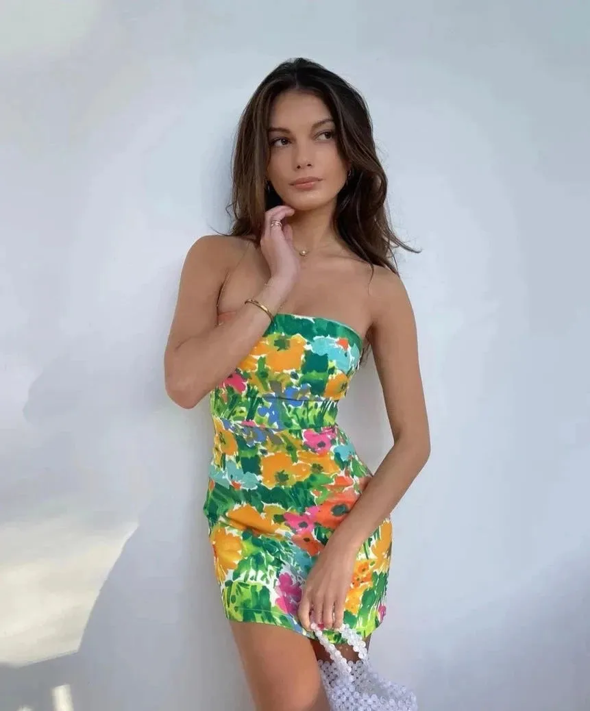 Palma Floral Dress sold by Hudson and Bailey product image thumbnail 3