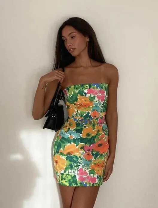Palma Floral Dress sold by Hudson and Bailey