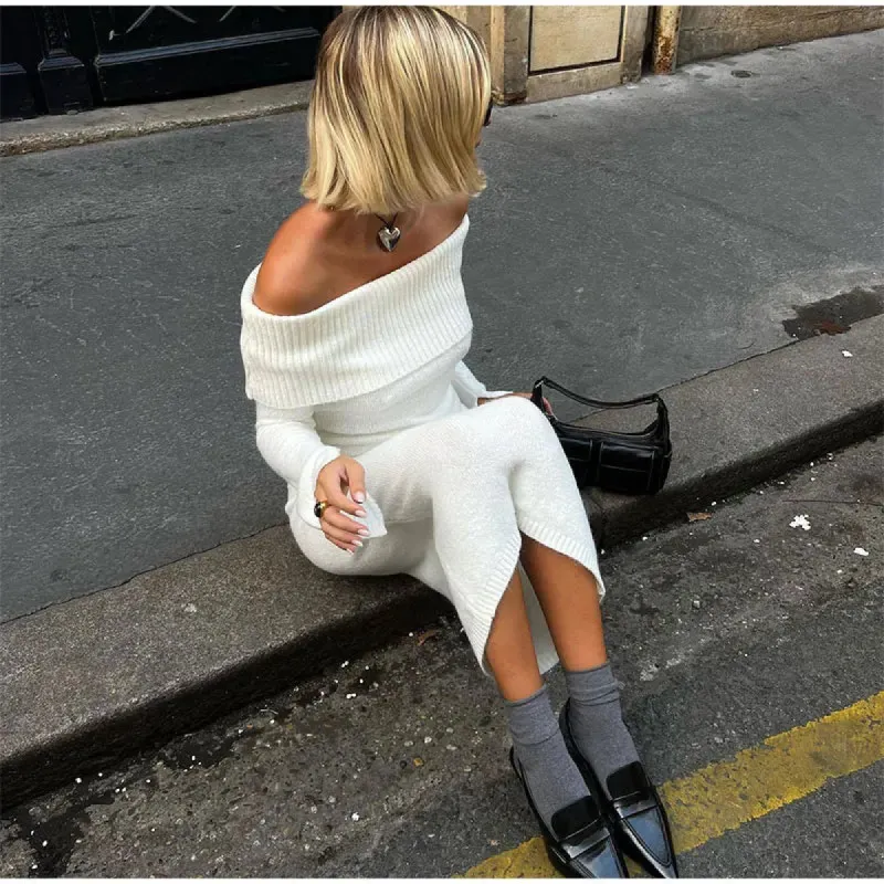 Arlo Knitted Dress sold by Hudson and Bailey