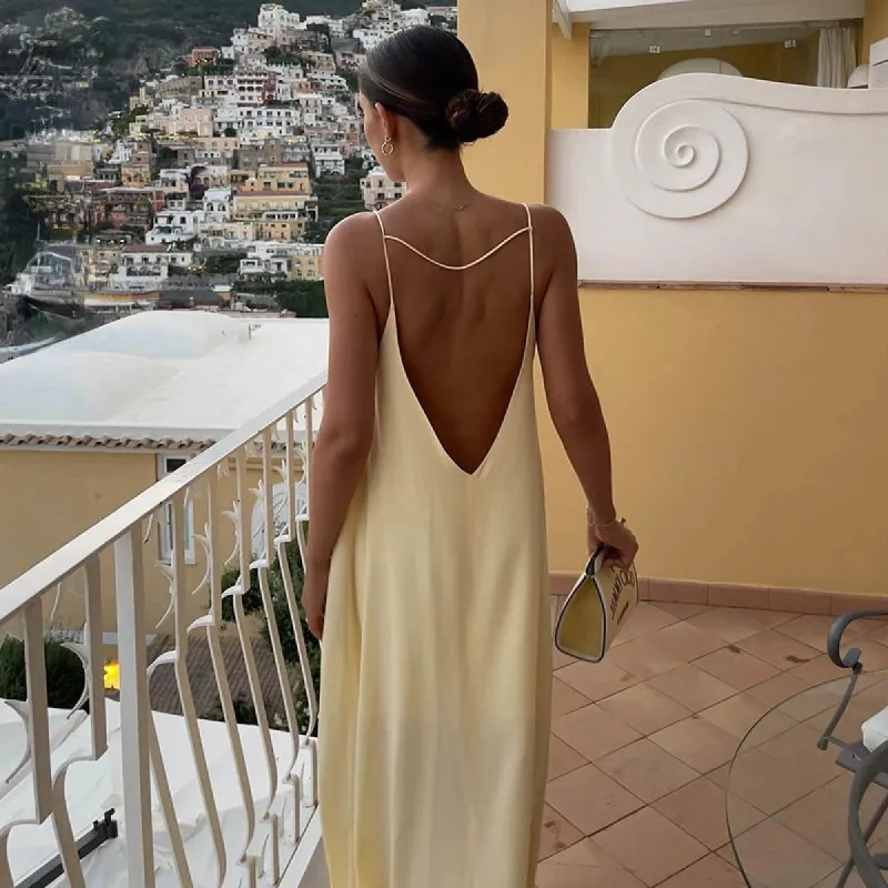 Hattie Backless Dress sold by Hudson and Bailey