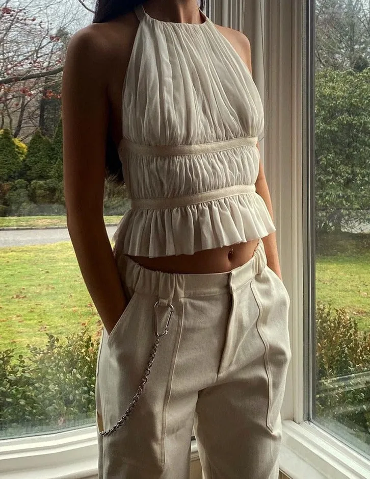 Marloes Halter Top sold by Hudson and Bailey product image thumbnail 5