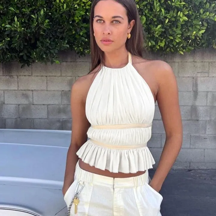 Marloes Halter Top sold by Hudson and Bailey