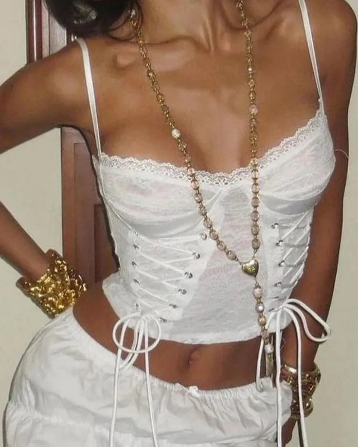 Alexi Lace Top sold by Hudson and Bailey