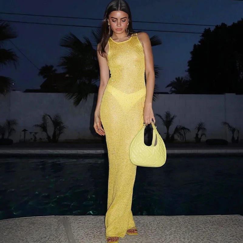 Georgina Maxi Dress sold by Hudson and Bailey