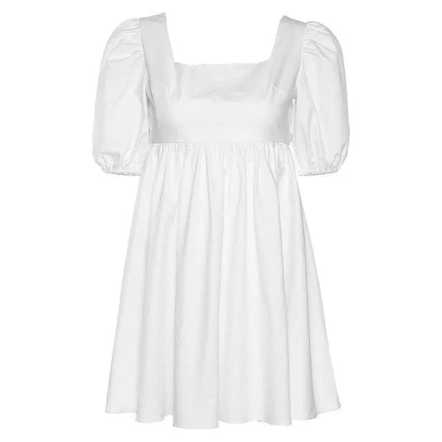 Rosie Puff Sleeve Mini Dress sold by Hudson and Bailey product image thumbnail 5
