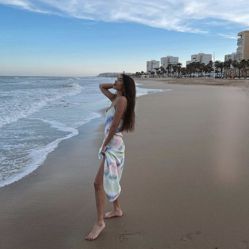 Bay Tie Dye Maxi Dress sold by Hudson and Bailey product image thumbnail 3