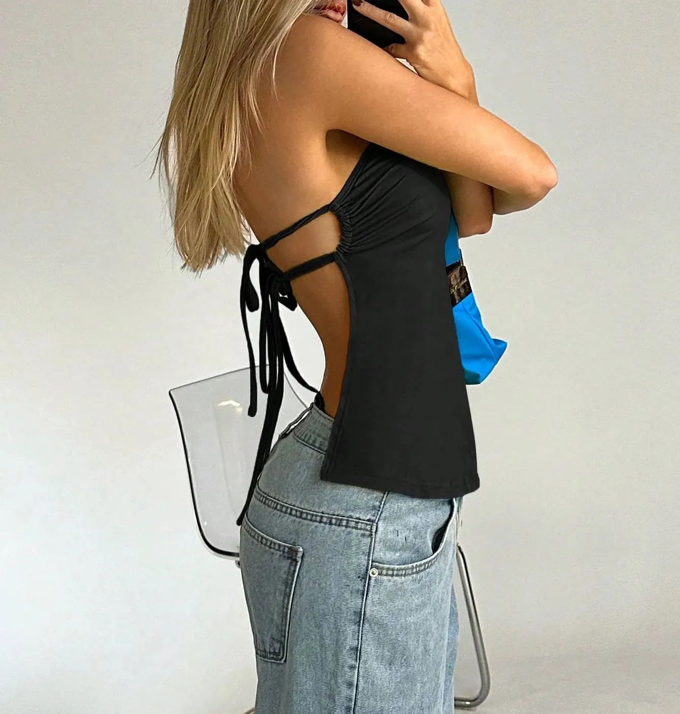 Arlet Backless Top sold by Hudson and Bailey