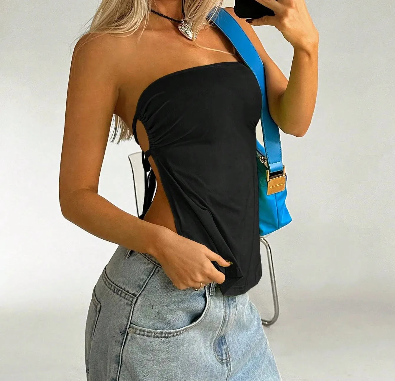 Arlet Backless Top sold by Hudson and Bailey product image thumbnail 4