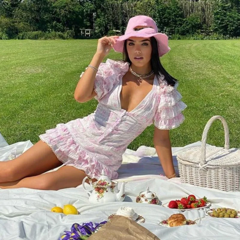 Lulu Floral Dress sold by Hudson and Bailey