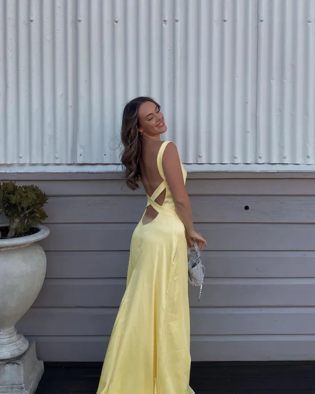 Iris Maxi Dress sold by Hudson and Bailey