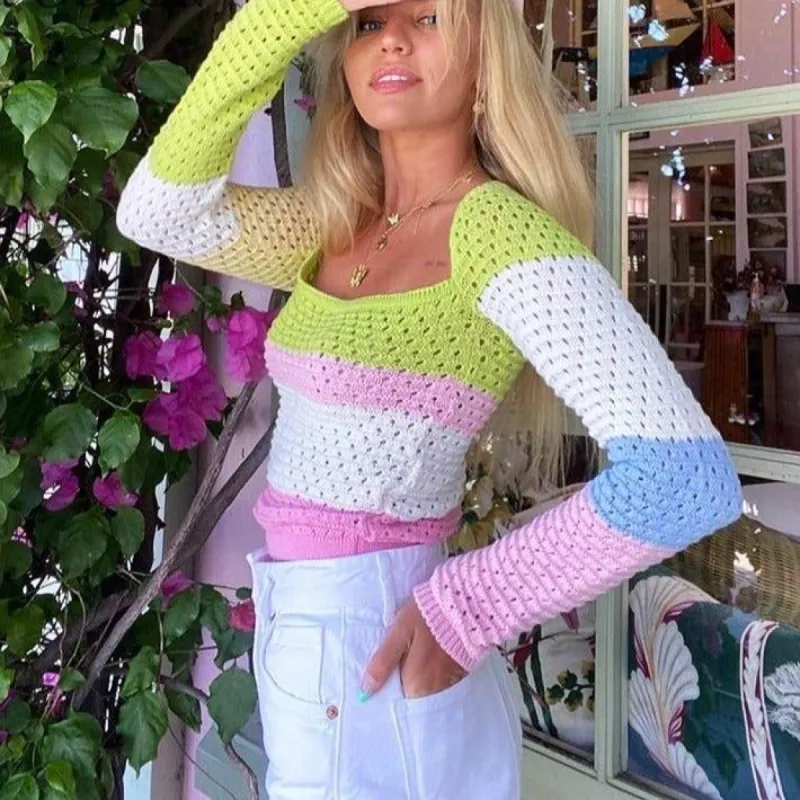 Delilah Crop Sweater sold by Hudson and Bailey