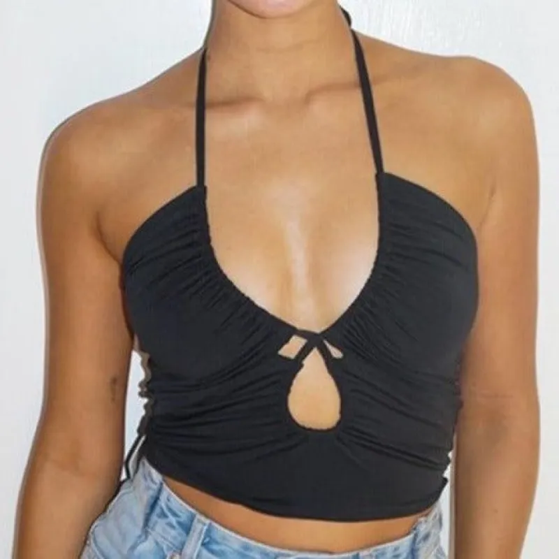 Birdie Halter Top sold by Hudson and Bailey