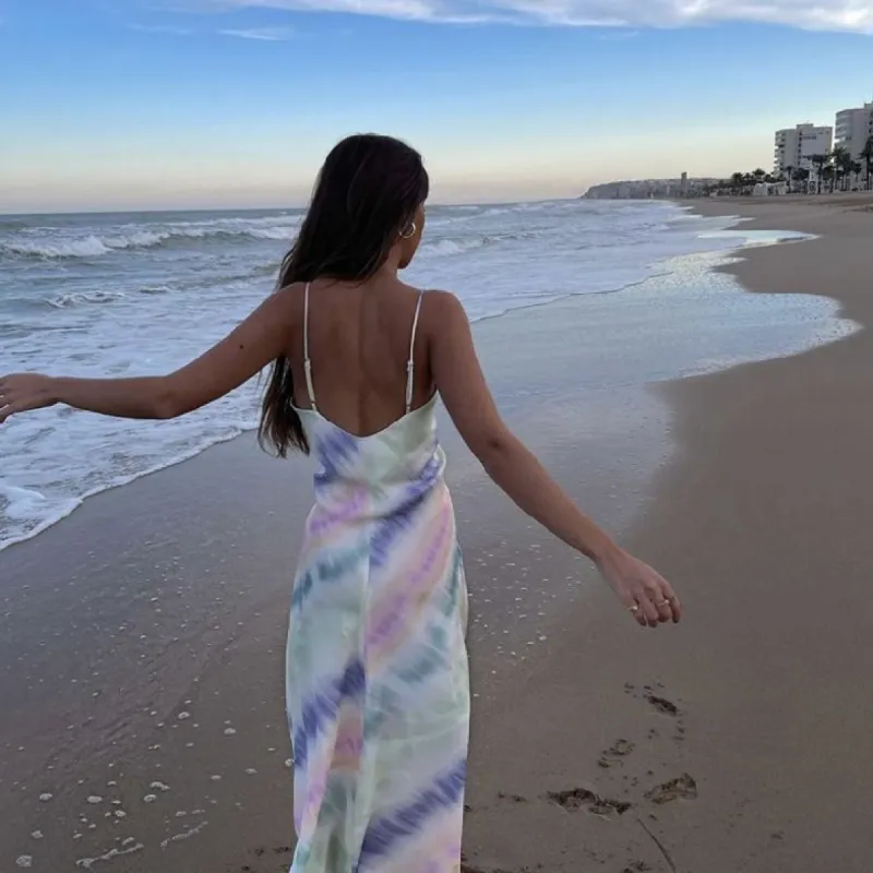 Bay Tie Dye Maxi Dress sold by Hudson and Bailey