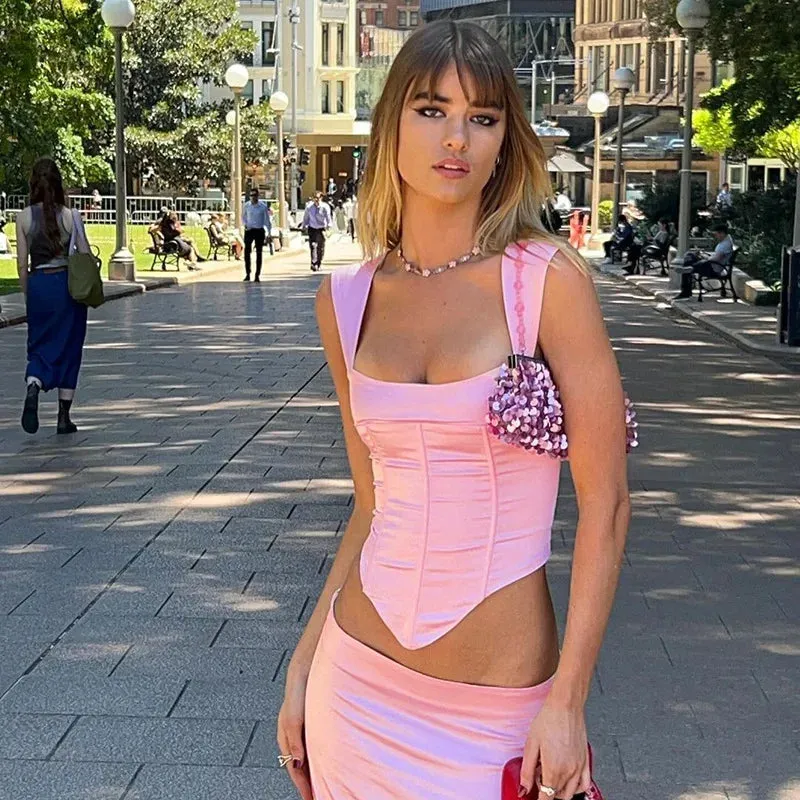 Ellesandra Silk Corset sold by Hudson and Bailey product image thumbnail 2