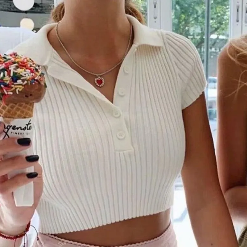 Ella Ribbed Top sold by Hudson and Bailey