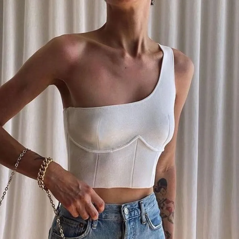 Melanie Off Shoulder Crop Top sold by Hudson and Bailey