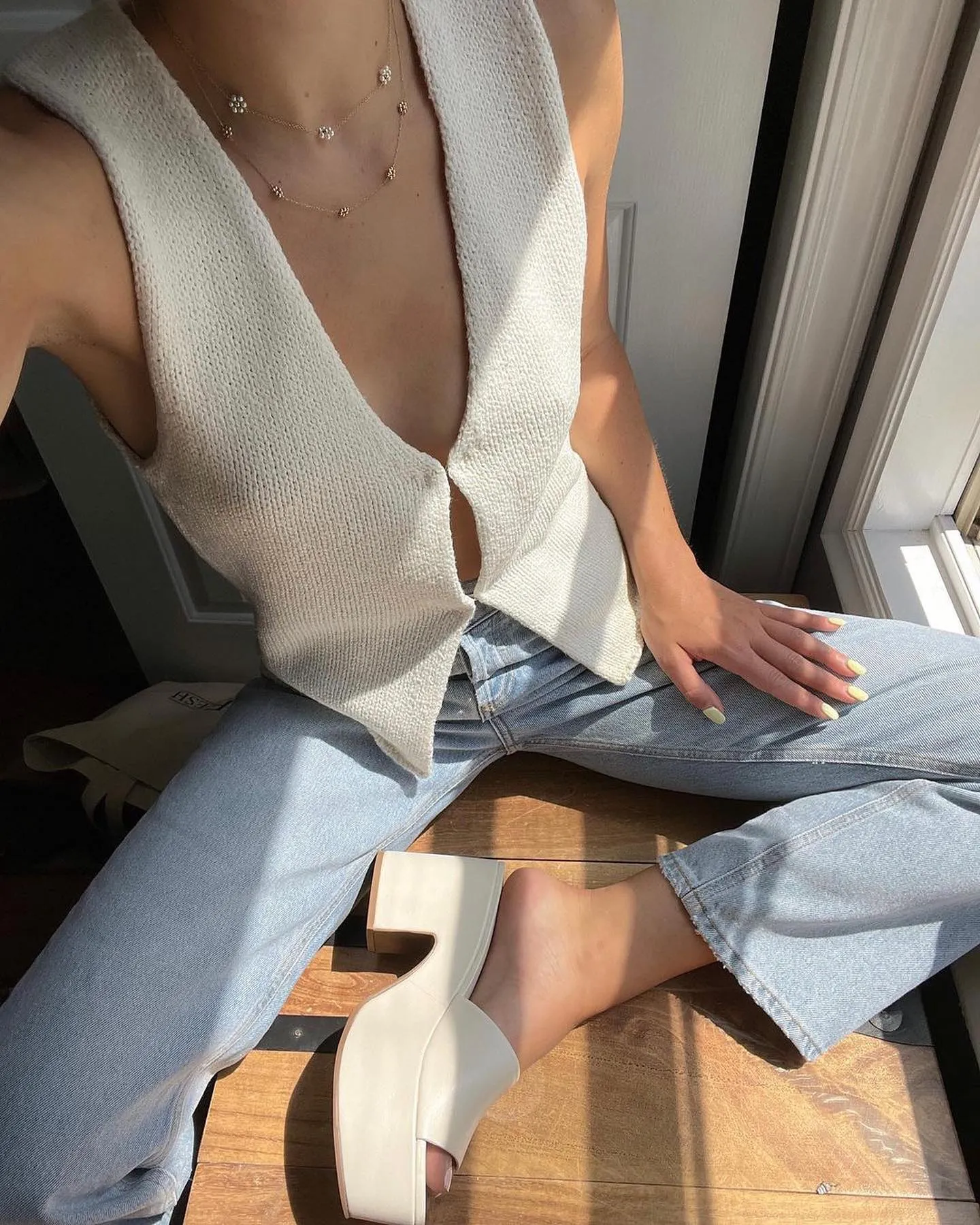 Kennedy Sweater Vest Top sold by Hudson and Bailey product image thumbnail 5