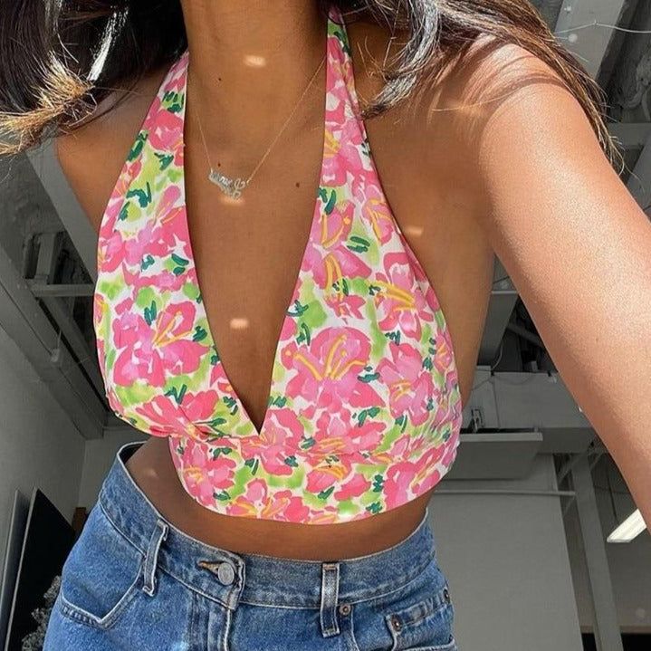 Clio Halter Top sold by Hudson and Bailey