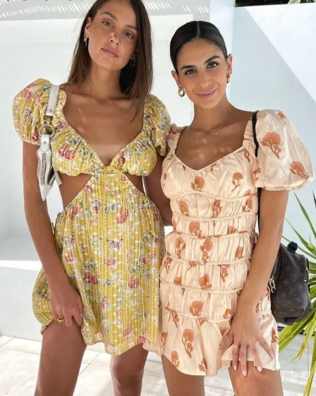 Gaia Cutout Dress sold by Hudson and Bailey