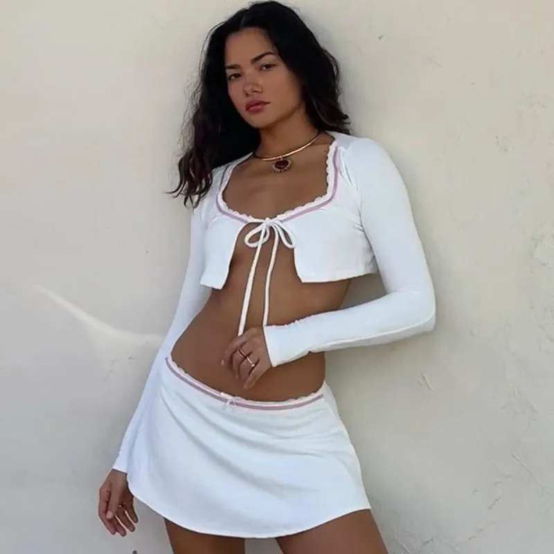 Violet Mini Skirt Set sold by Hudson and Bailey