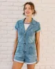 DANA KNIT DENIM ROMPER sold by Flag & Anthem