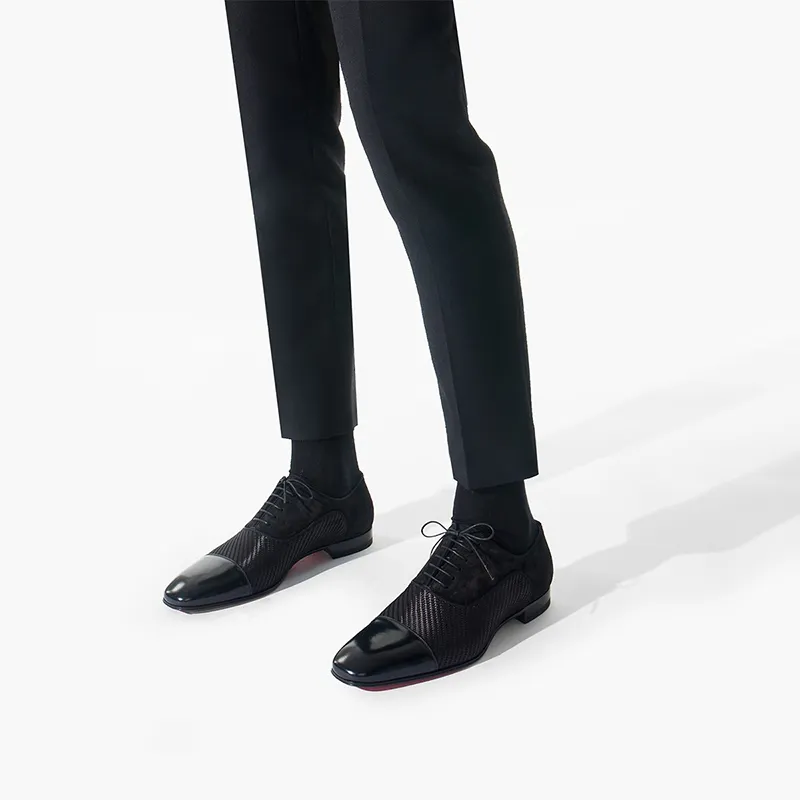 Suede and Calfskin Oxford Shoe sold by ArnoConti product image thumbnail 2