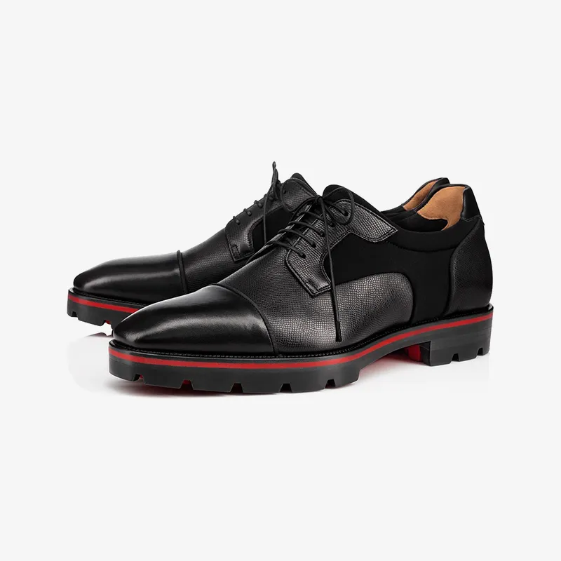 Black Leather City Shoe with Neoprene Sock sold by ArnoConti