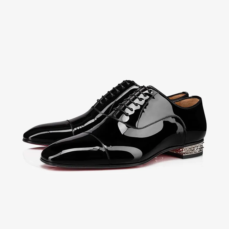 Black Patent Calf Leather Oxford sold by ArnoConti