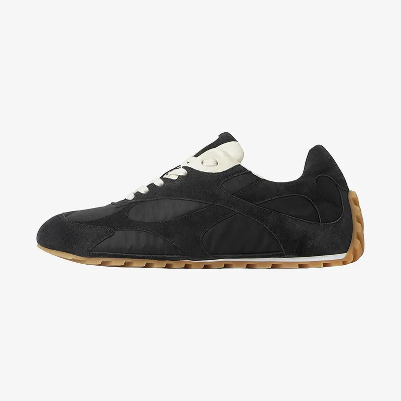 Black Low-Top Lace-Up Sneaker Unisex sold by ArnoConti